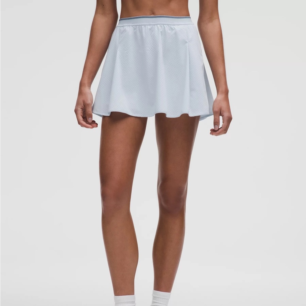 Blue lululemon skirt with built in shorts